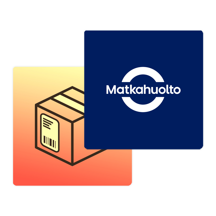 Matkahuolto Logo and Packrooster Logo