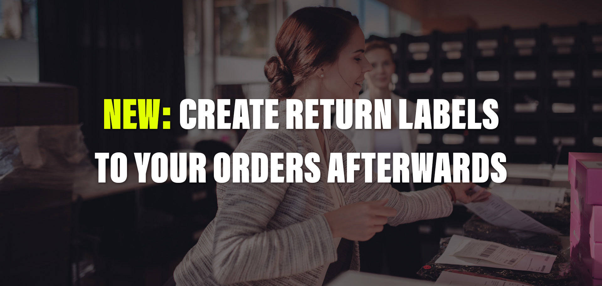 New feature: Create a return label to your Shopify order!