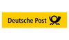 Deutsche Post logo on a yellow background